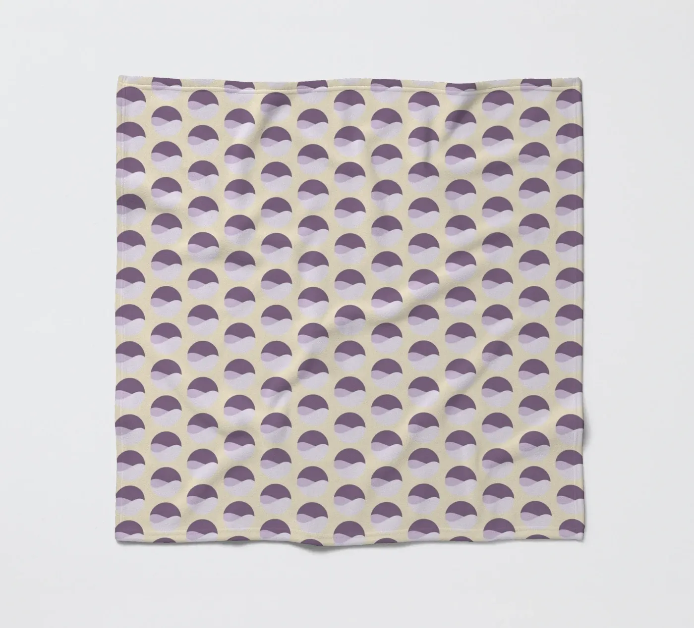 Wavy Dots Pattern #1 fleecedeken van kathrinmay