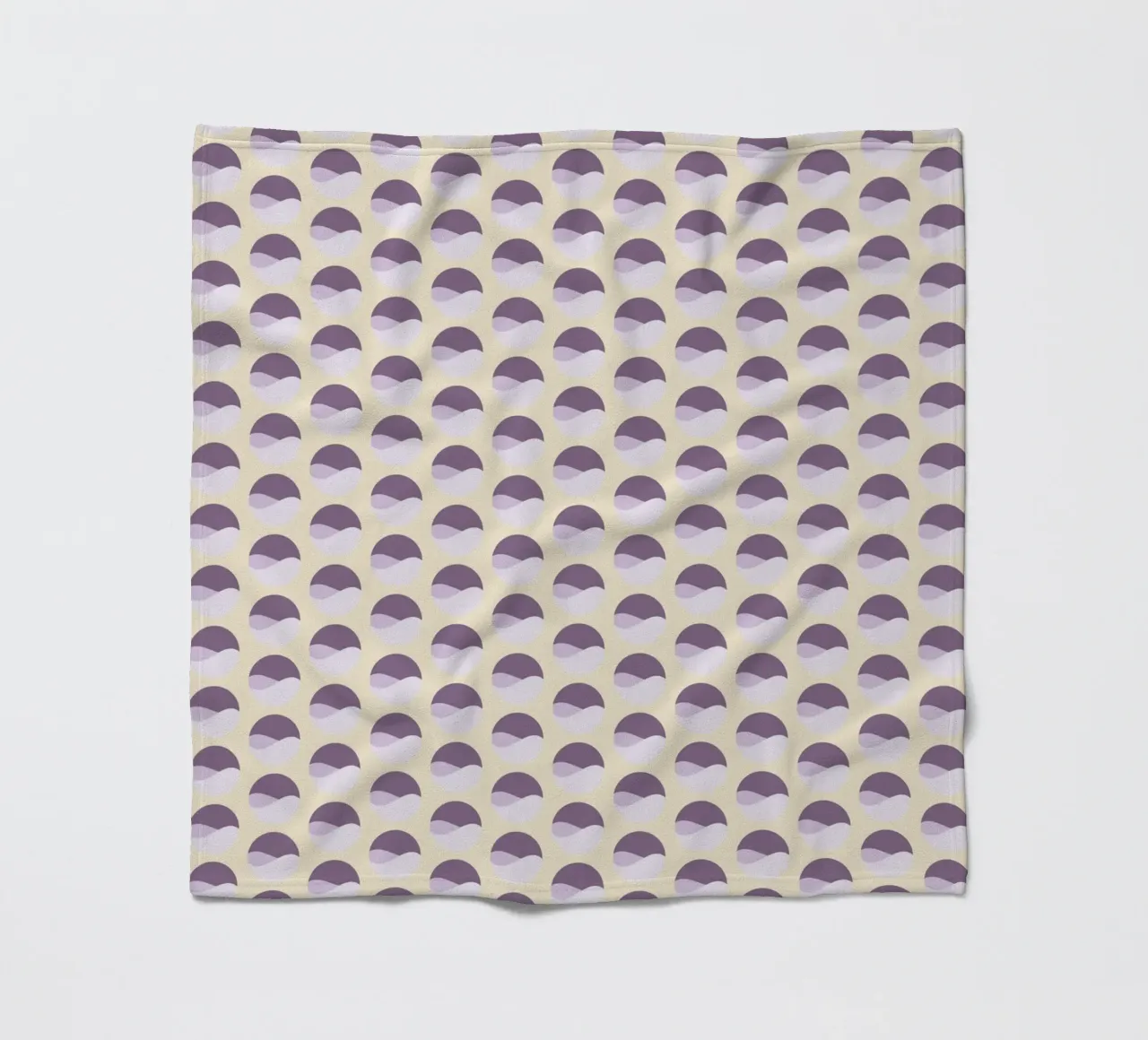 Wavy Dots Pattern #1 coperta in pile da kathrinmay