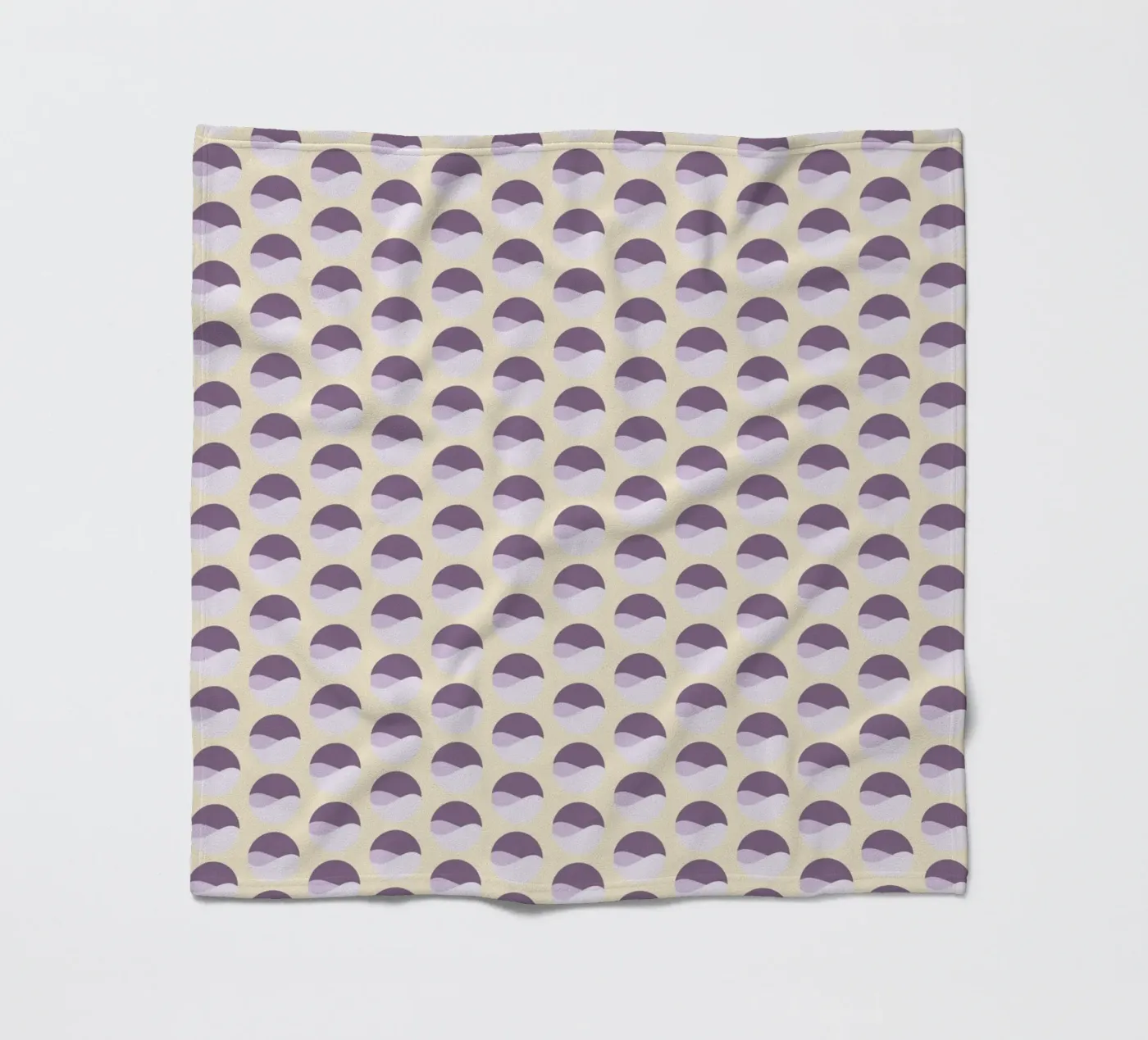 Wavy Dots Pattern #1 Fleecedecke von kathrinmay