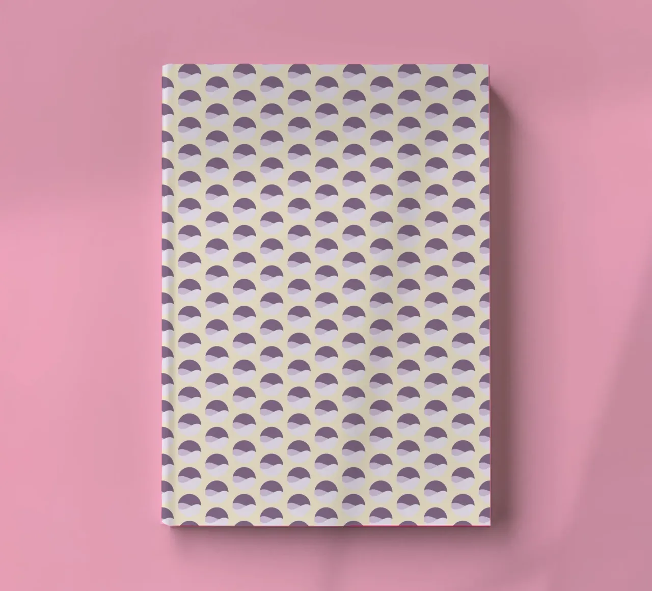 Wavy Dots Pattern #1 notebook by kathrinmay