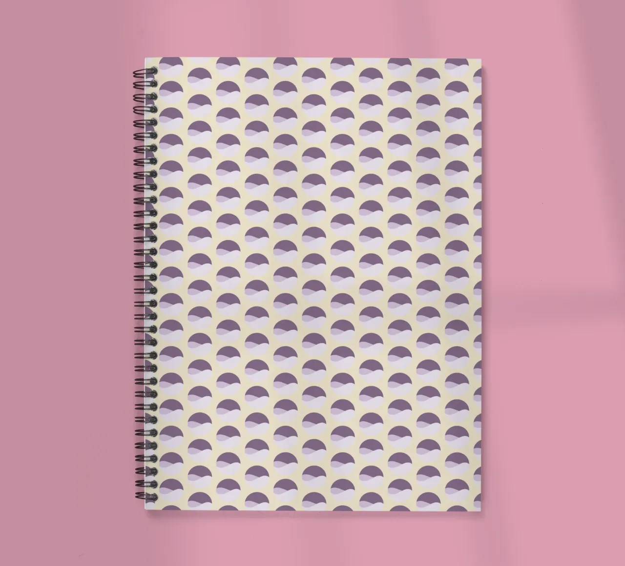 Wavy Dots Pattern #1 diario ad anelli da kathrinmay