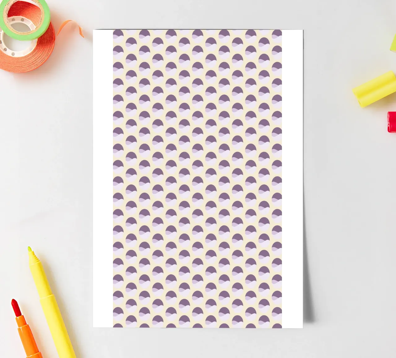 Wavy Dots Pattern #1 sticker sheet by kathrinmay