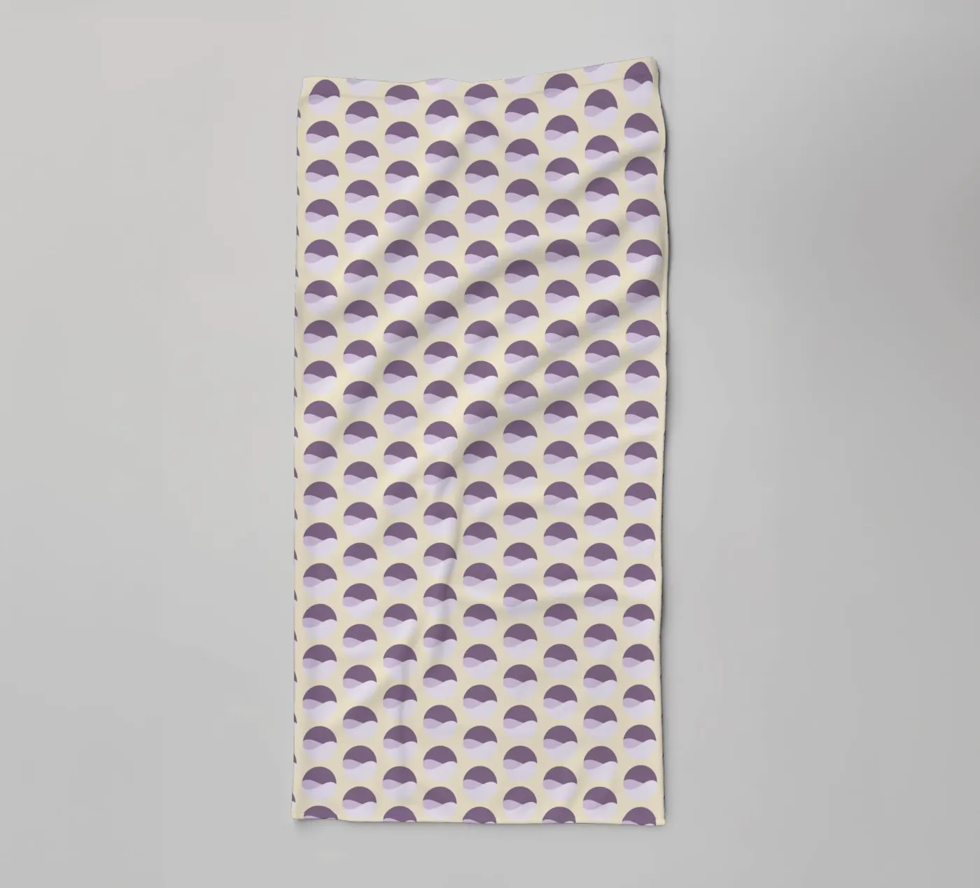 Wavy Dots Pattern #1 towel by kathrinmay