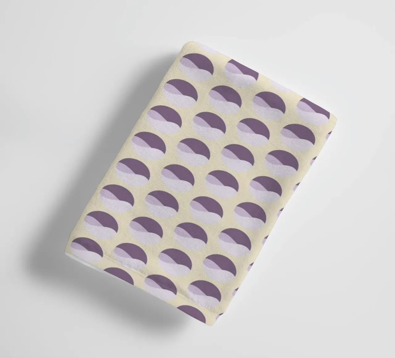 Wavy Dots Pattern #1 towel by kathrinmay