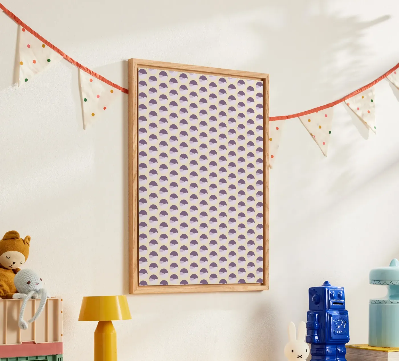 Wavy Dots Pattern #1 Acryl-Glas von kathrinmay