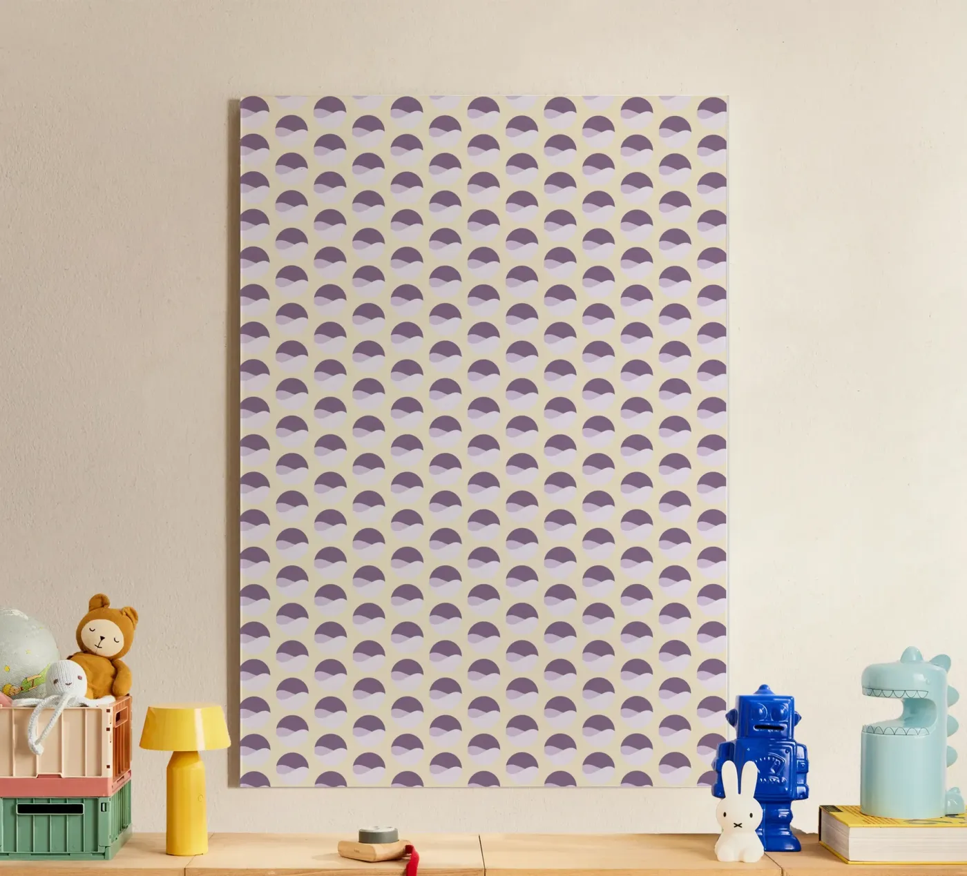 Wavy Dots Pattern #1 plexiglass da kathrinmay