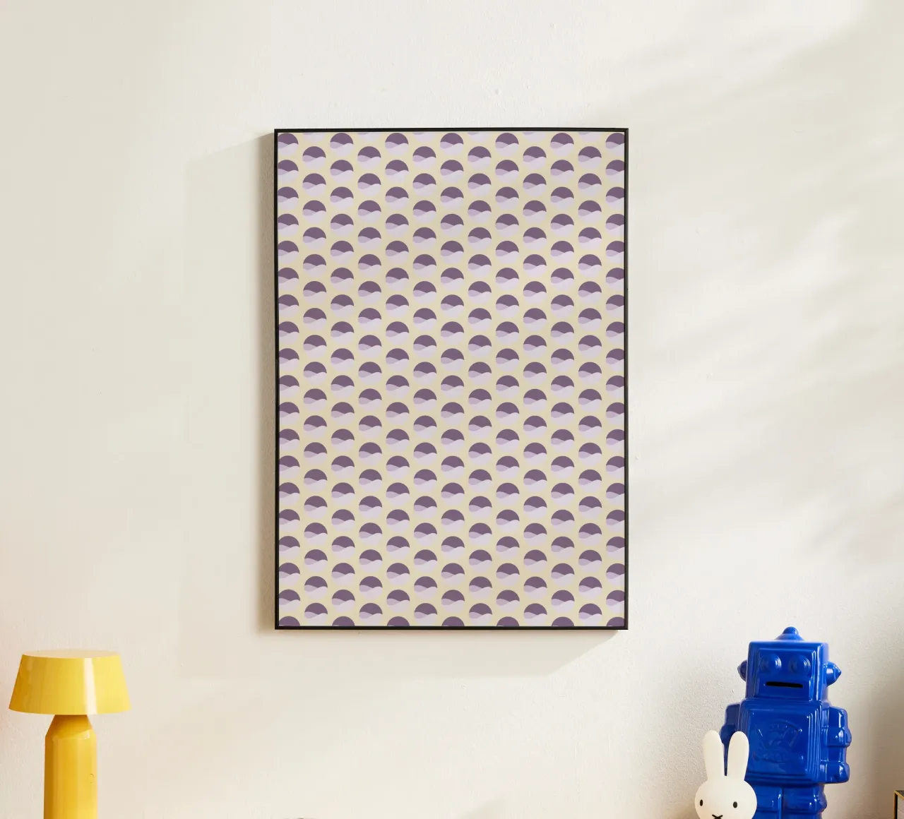 Wavy Dots Pattern #1 alluminio dibond da kathrinmay