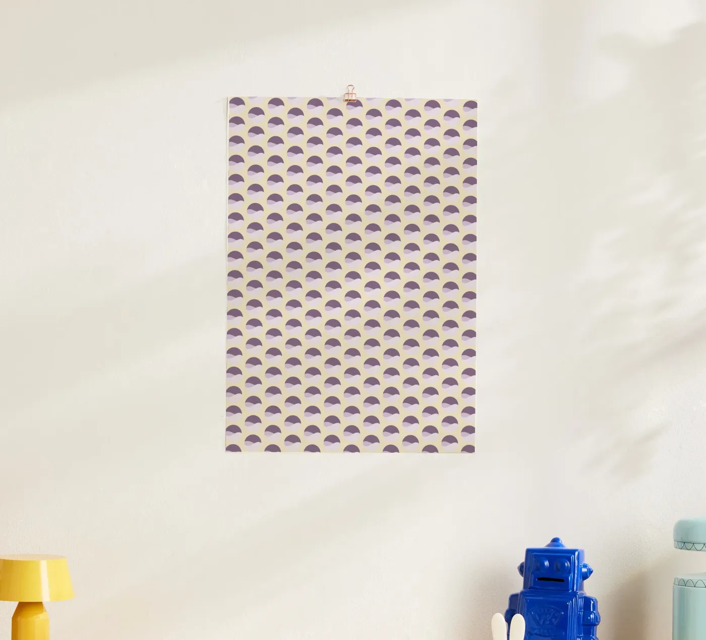 Wavy Dots Pattern #1 poster van kathrinmay