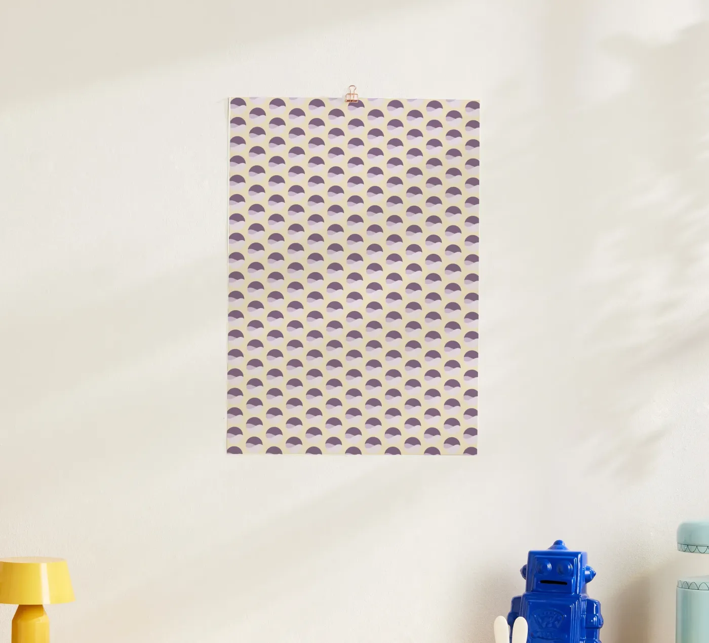 Wavy Dots Pattern #1 poster da kathrinmay