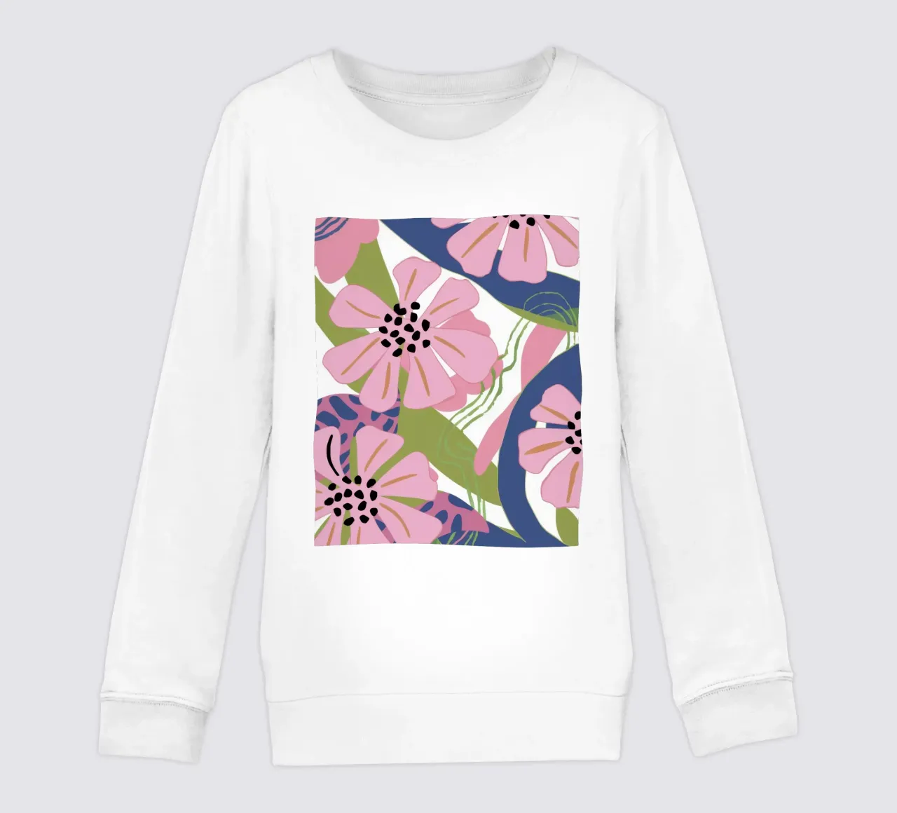 Pink Poppy Pattern felpa bambino da Kala Martir