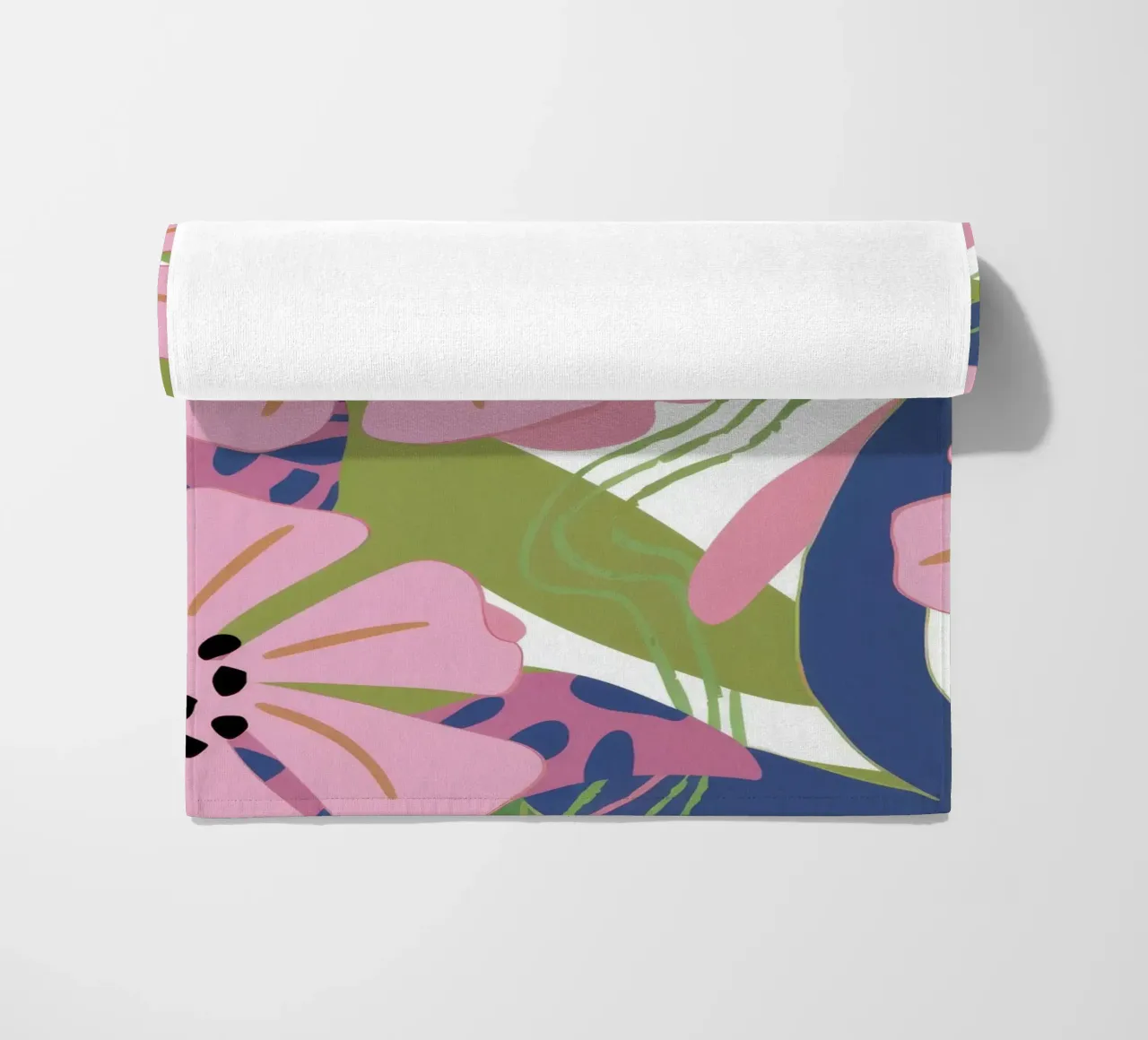 Pink Poppy Pattern telo mare da Kala Martir