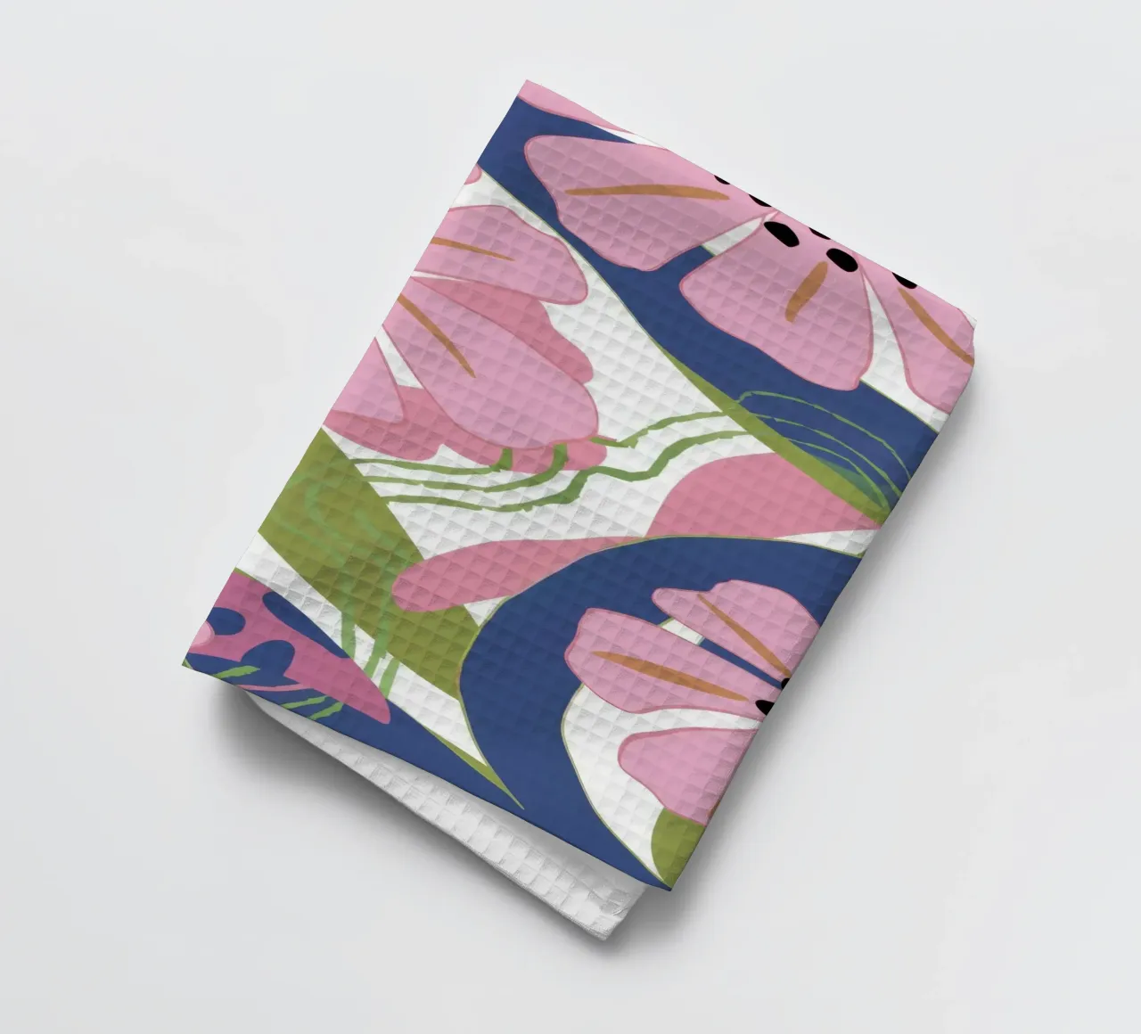 Pink Poppy Pattern canovaccio da cucina da Kala Martir