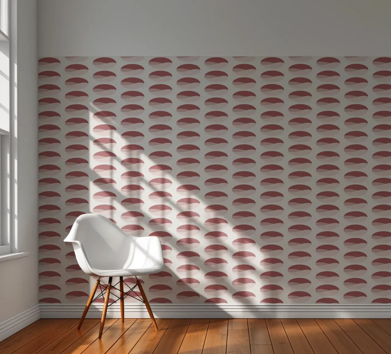 Wavy Dots Pattern #2 fotobehang van kathrinmay