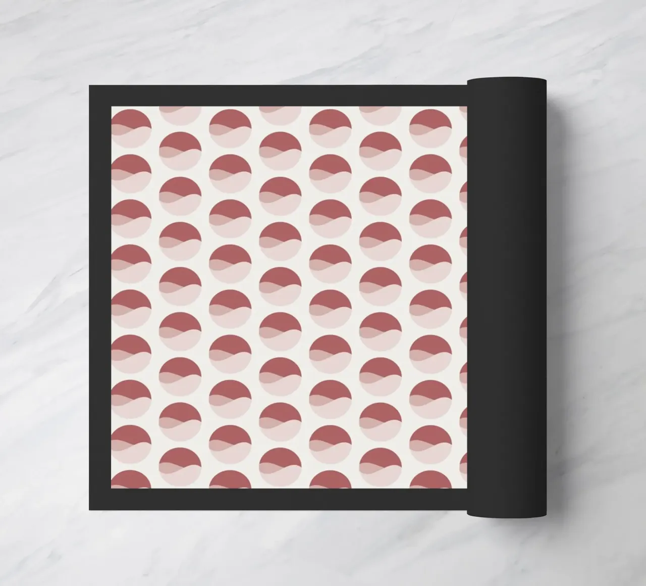 Wavy Dots Pattern #2 felpudo de kathrinmay