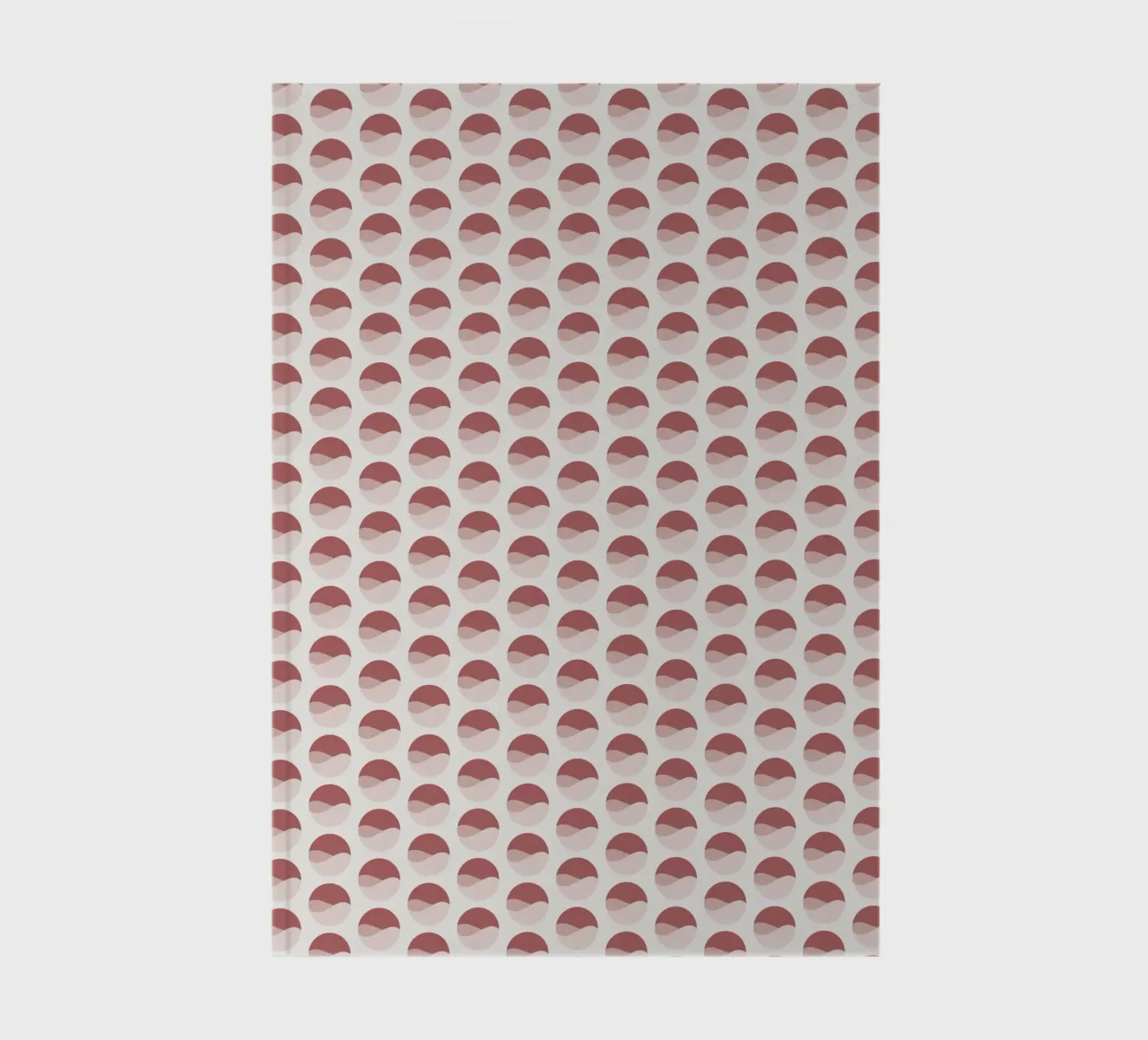 Wavy Dots Pattern #2 notebook by kathrinmay