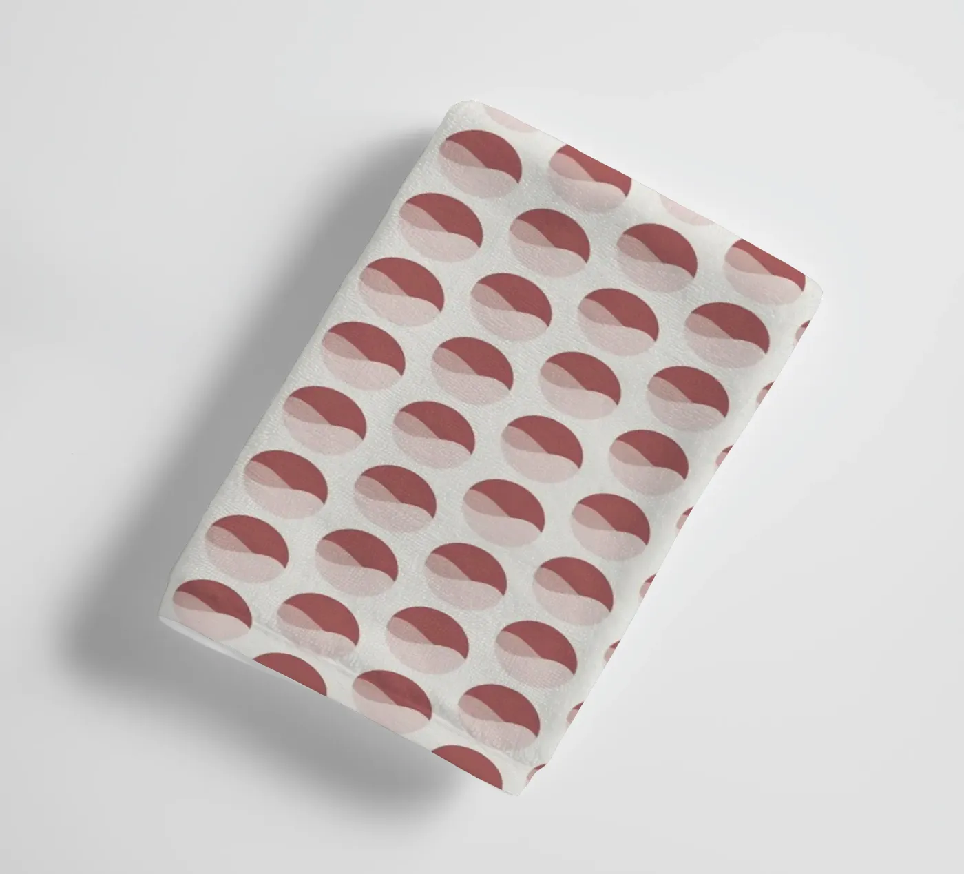 Wavy Dots Pattern #2 badhanddoek van kathrinmay