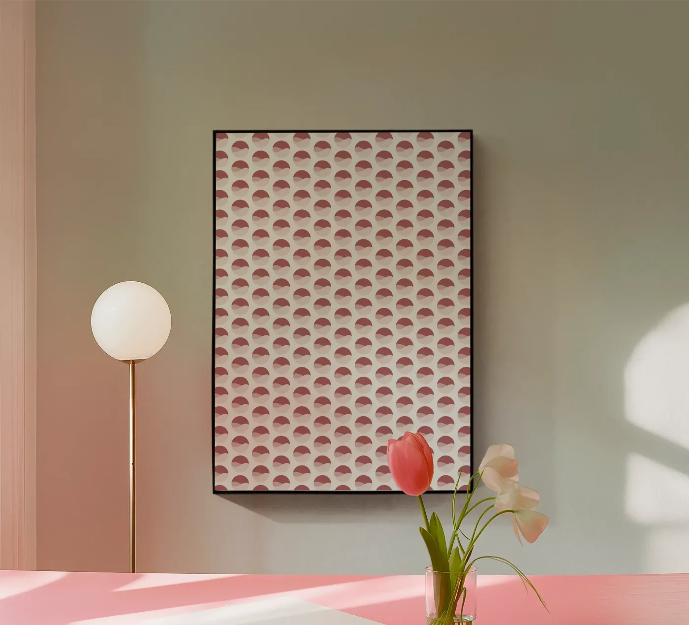 Wavy Dots Pattern #2 Acryl-Glas von kathrinmay