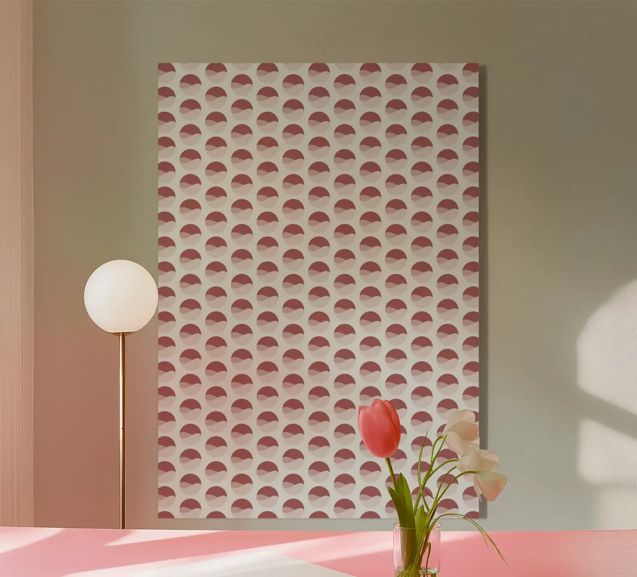 Wavy Dots Pattern #2 acryl van kathrinmay