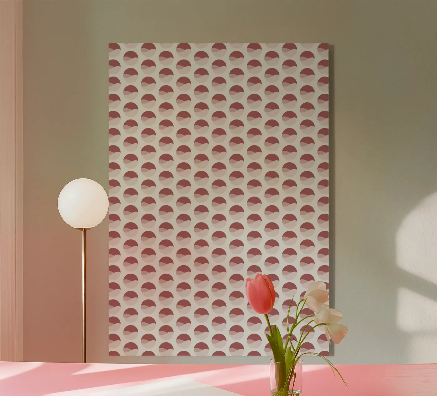 Wavy Dots Pattern #2 Acryl-Glas von kathrinmay