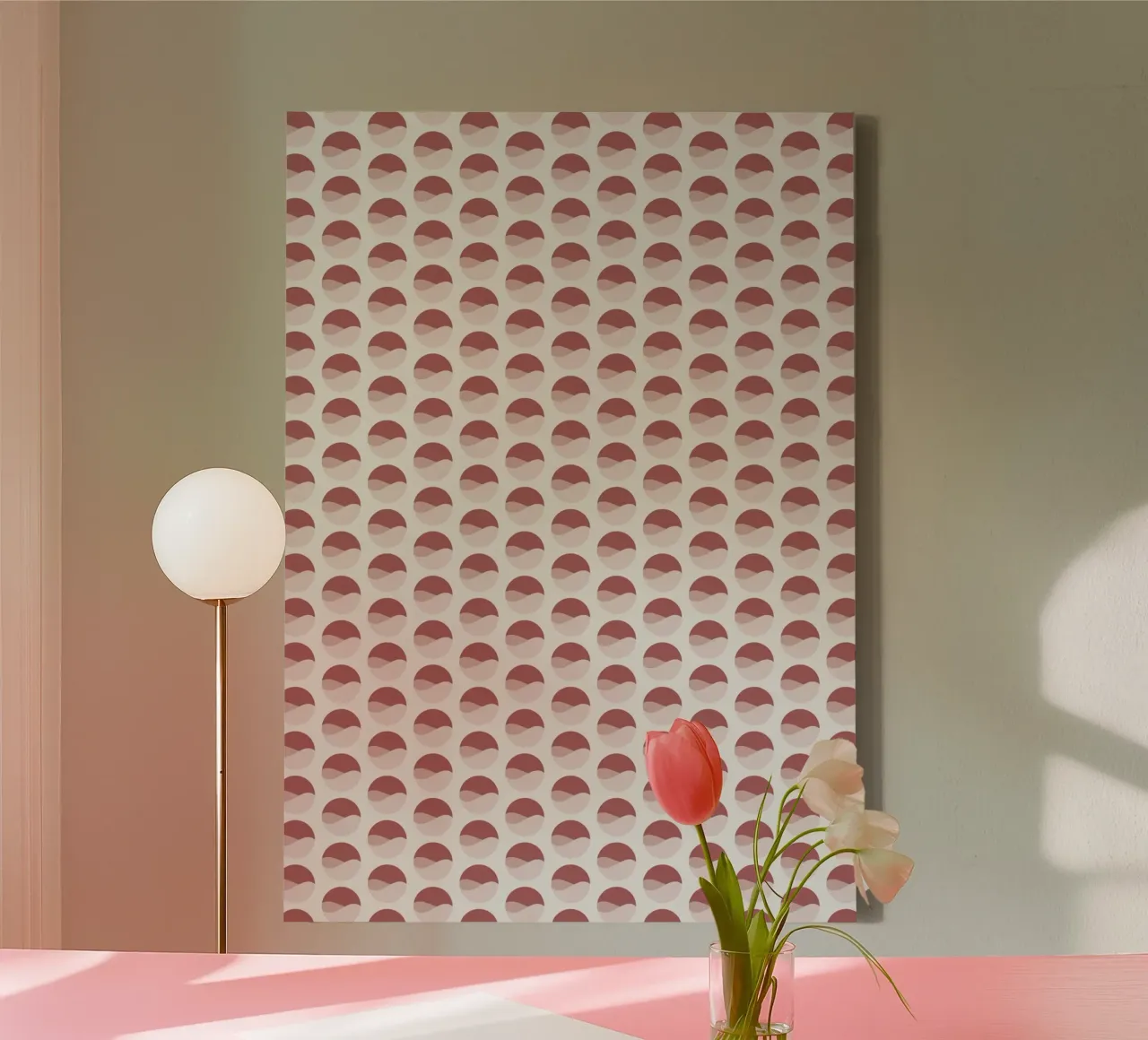 Wavy Dots Pattern #2 canvas van kathrinmay