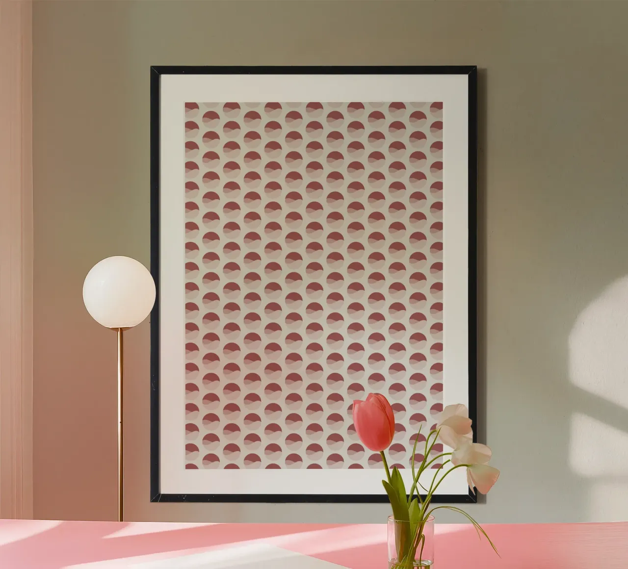 Wavy Dots Pattern #2 hahnemühle de kathrinmay