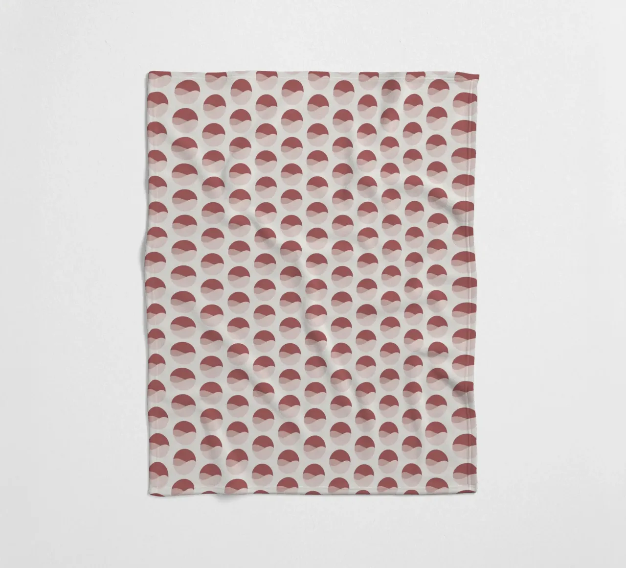 Wavy Dots Pattern #2 coperta in pile da kathrinmay