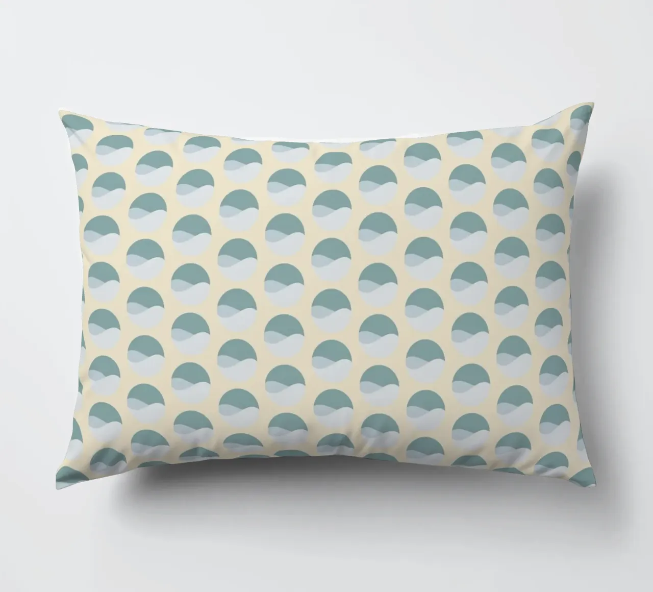 Wavy Dots Pattern #3 cuscino da kathrinmay