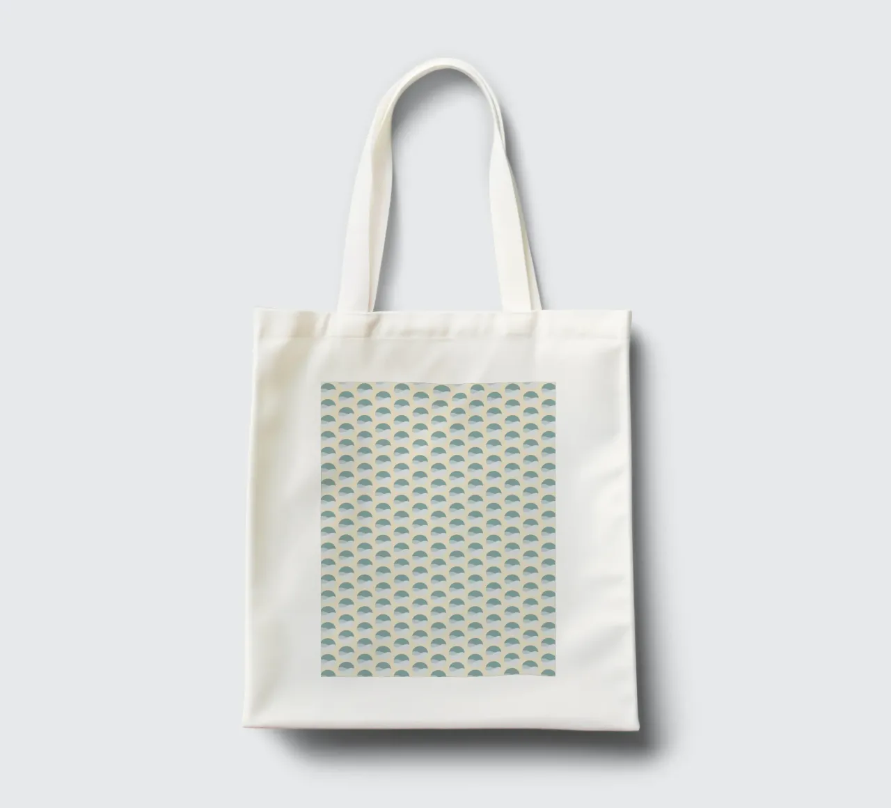 Wavy Dots Pattern #3 borsa in juta da kathrinmay