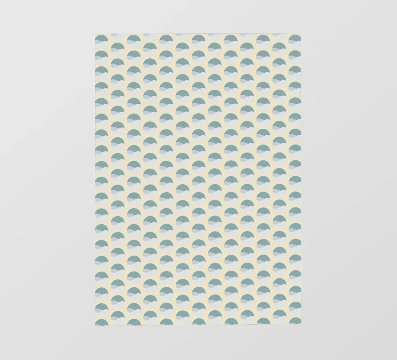 Wavy Dots Pattern #3 fotobehang van kathrinmay