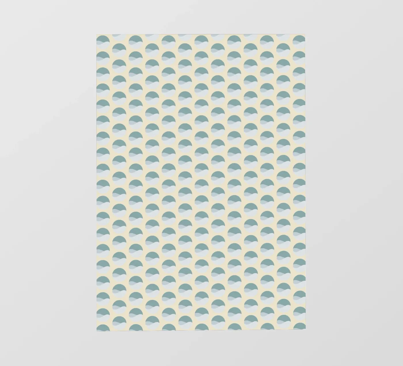 Wavy Dots Pattern #3 PVC Plane von kathrinmay