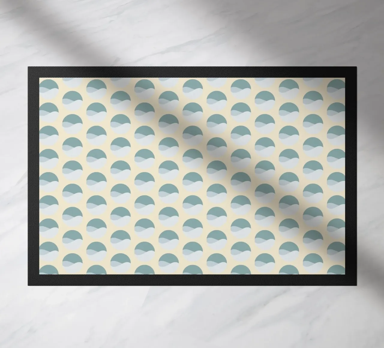 Wavy Dots Pattern #3 felpudo de kathrinmay