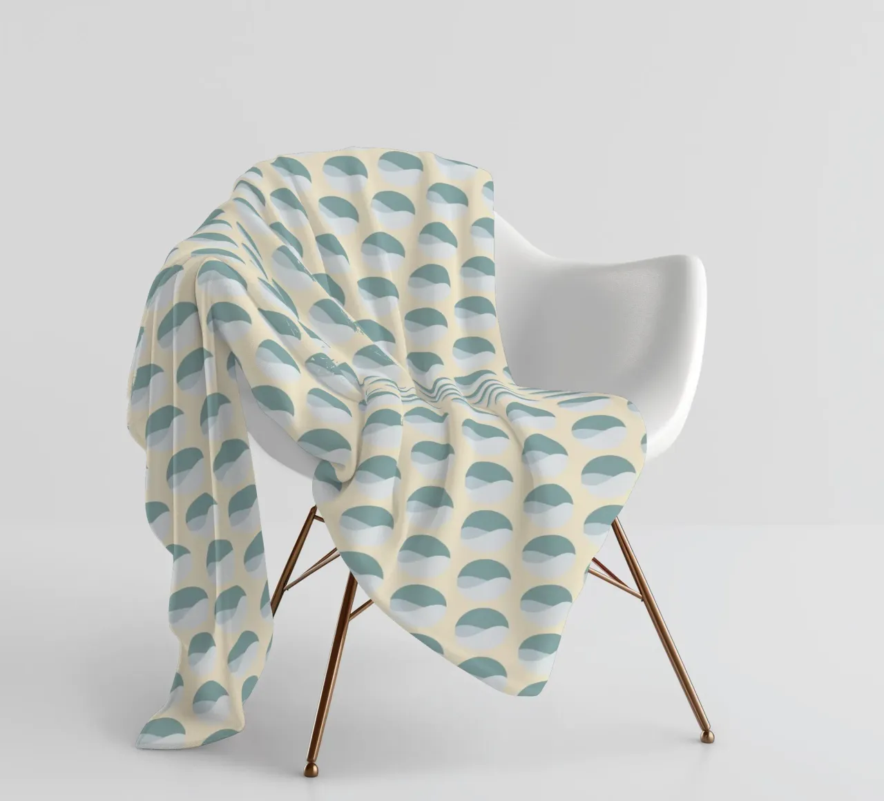 Wavy Dots Pattern #3 coperta in pile da kathrinmay