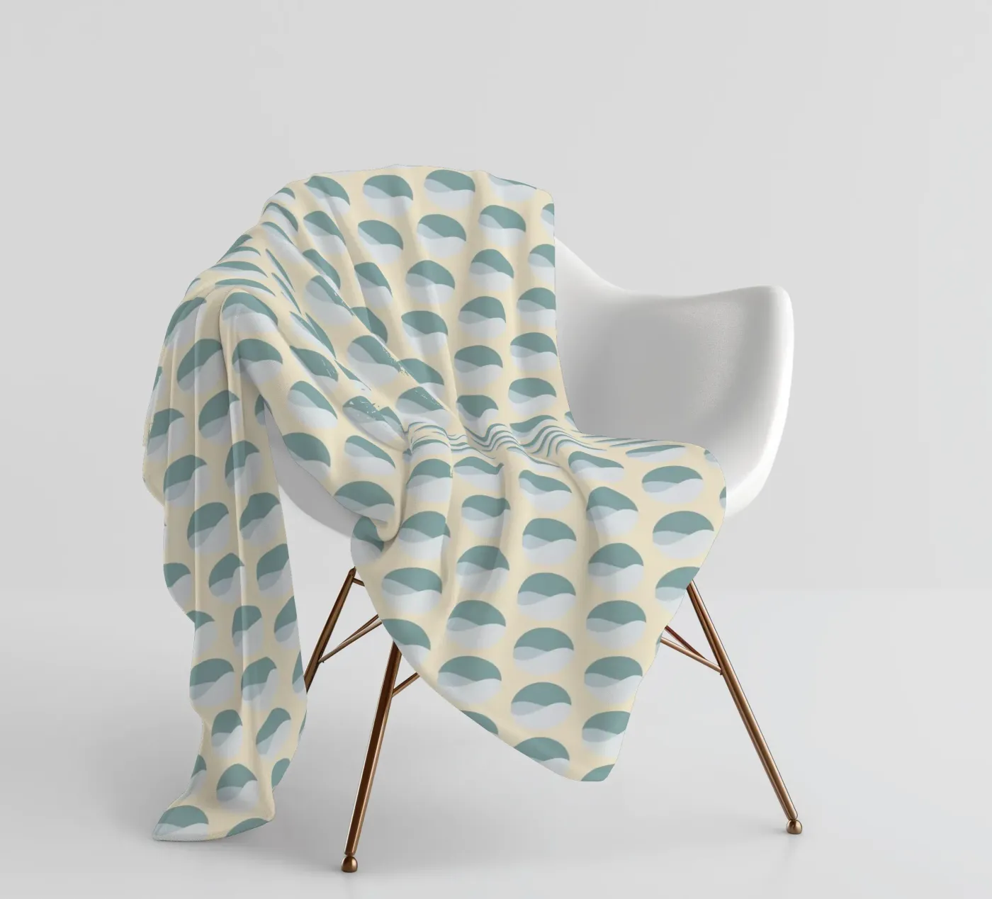 Wavy Dots Pattern #3 plaid polaire de kathrinmay