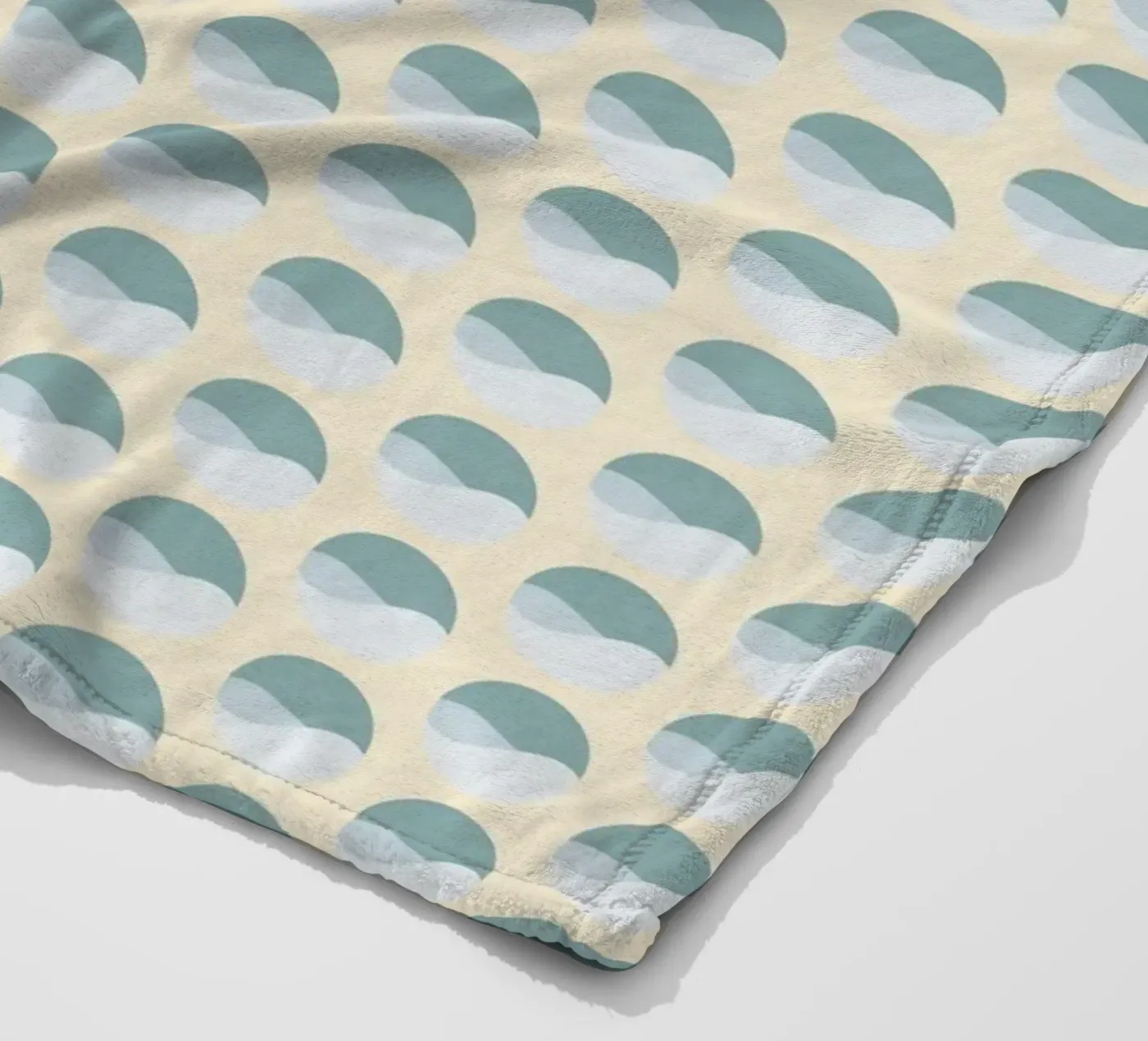 Wavy Dots Pattern #3 coperta in pile da kathrinmay