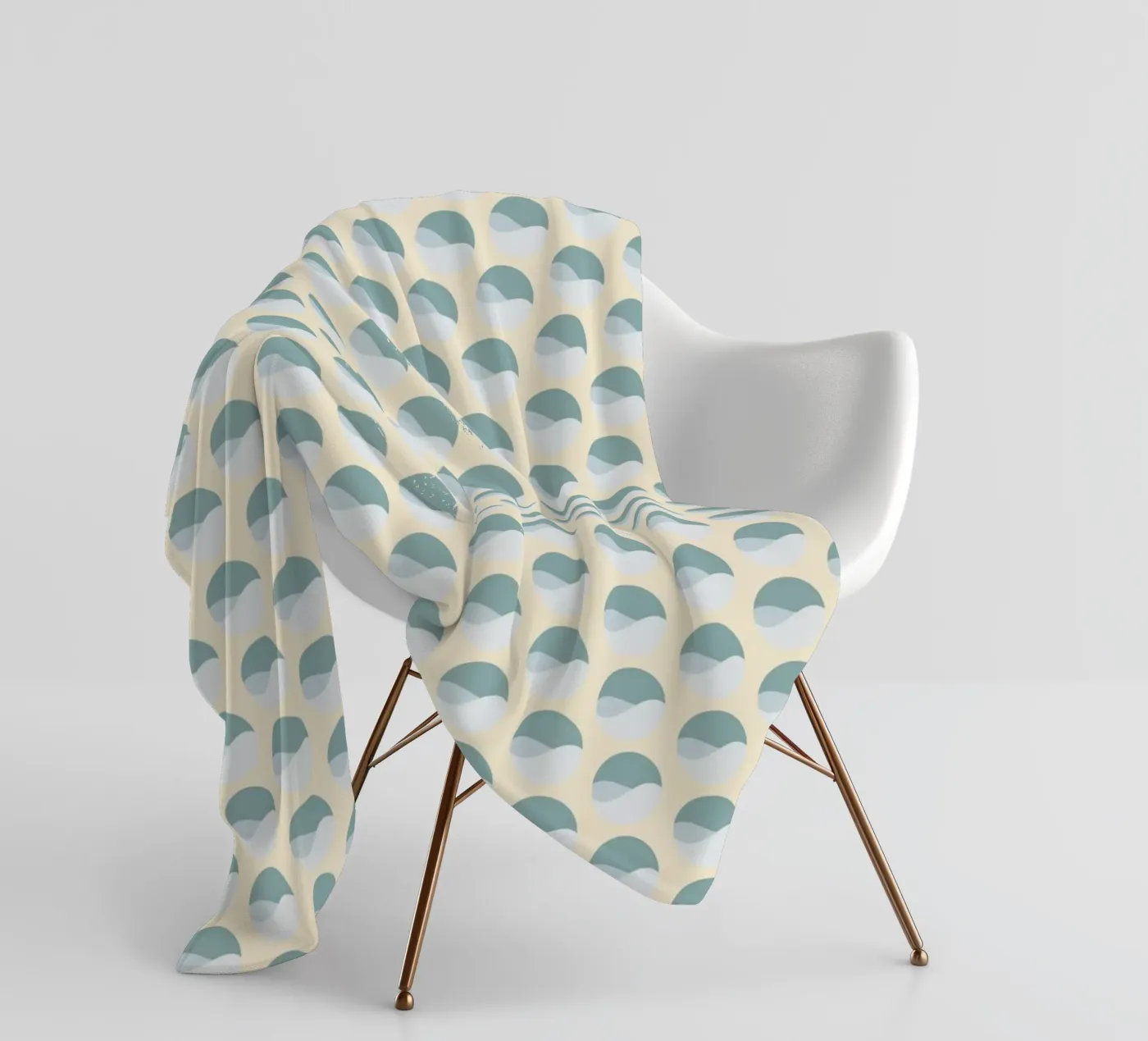 Wavy Dots Pattern #3 coperta in pile da kathrinmay