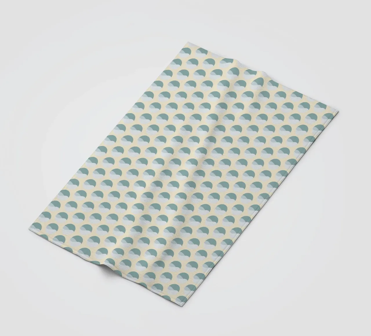 Wavy Dots Pattern #3 fleecedeken van kathrinmay