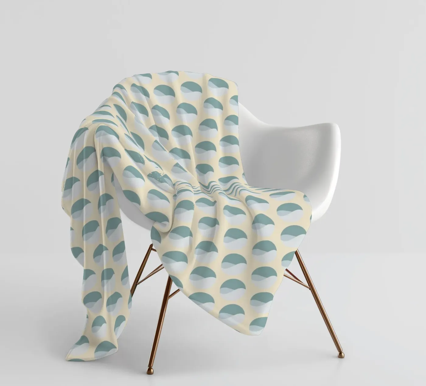 Wavy Dots Pattern #3 plaid polaire de kathrinmay