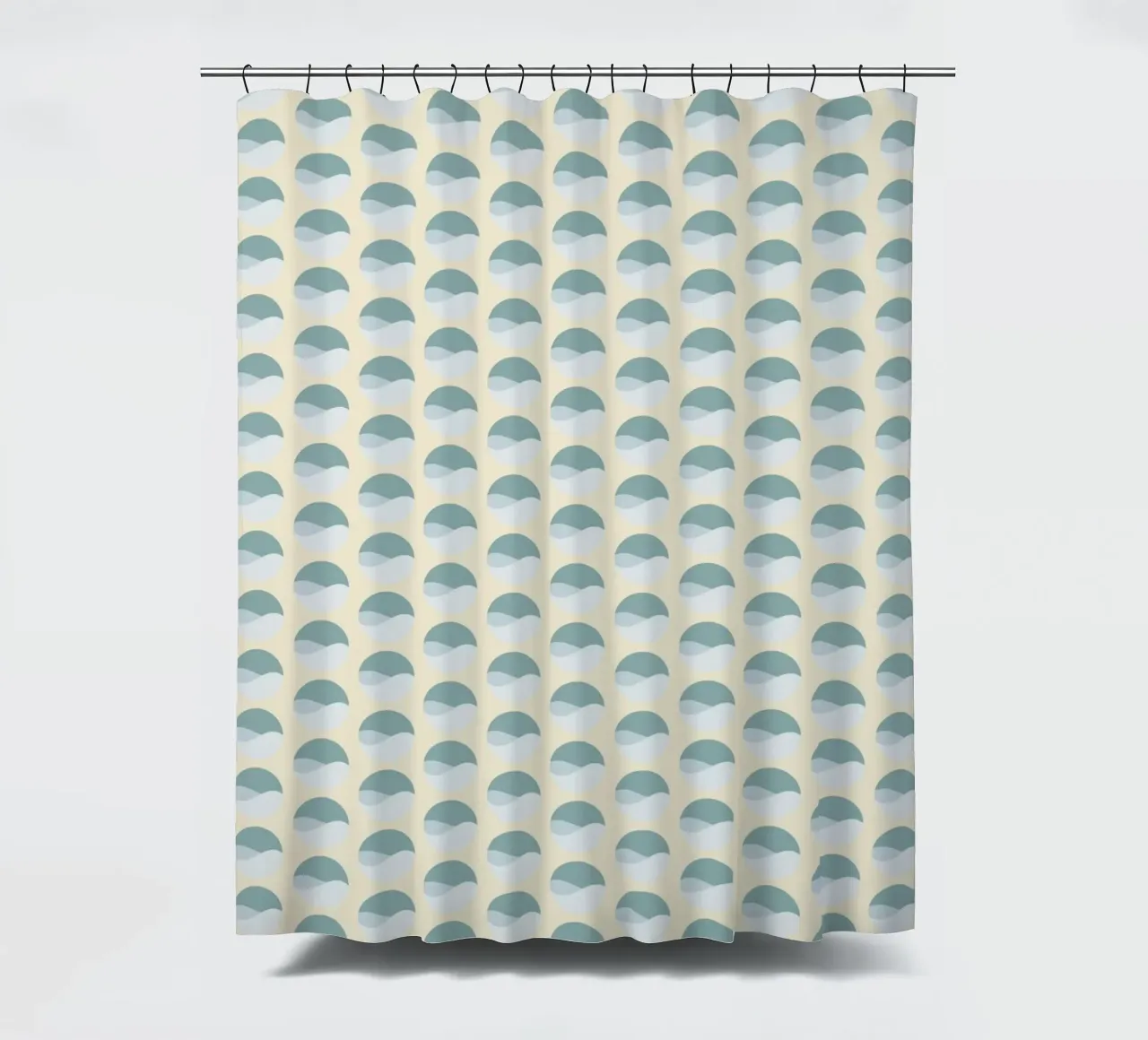 Wavy Dots Pattern #3 Duschvorhang von kathrinmay