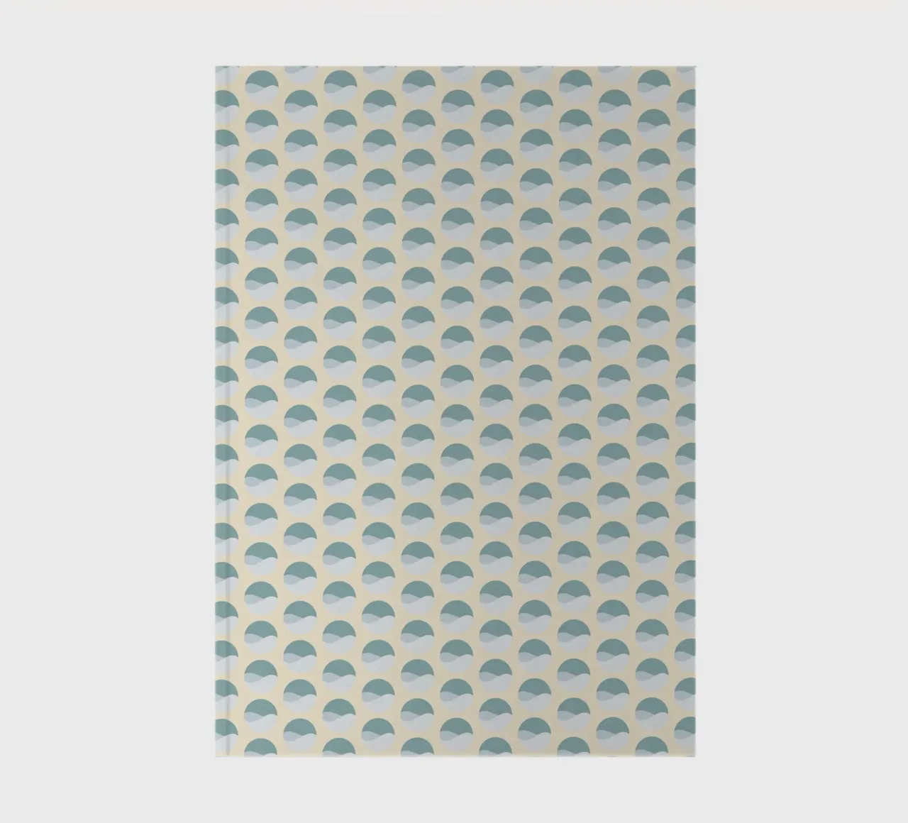 Wavy Dots Pattern #3 notebook by kathrinmay