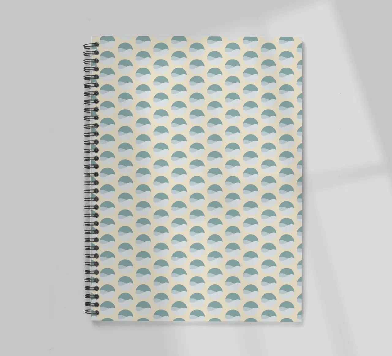 Wavy Dots Pattern #3 diario ad anelli da kathrinmay