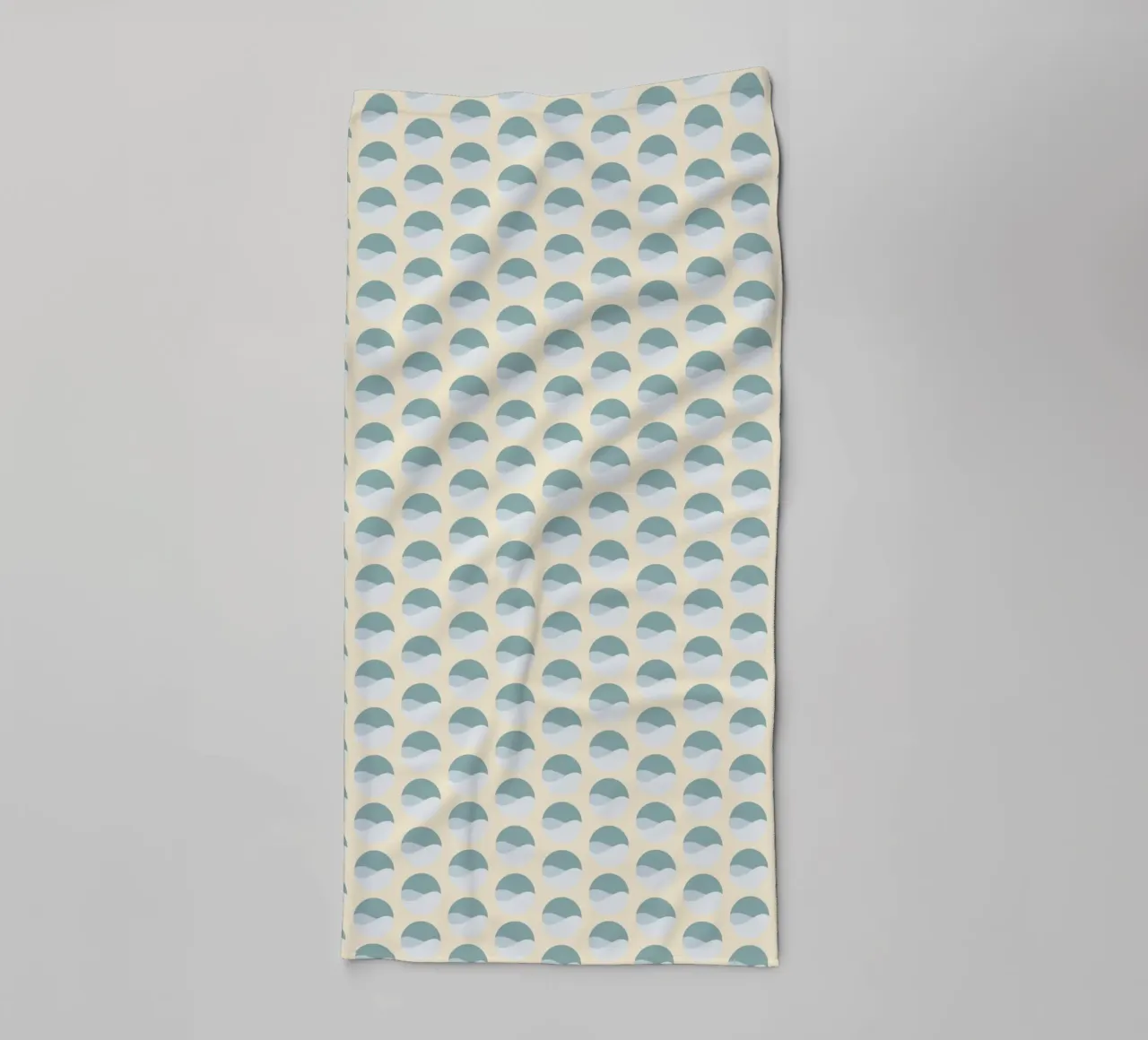 Wavy Dots Pattern #3 towel by kathrinmay