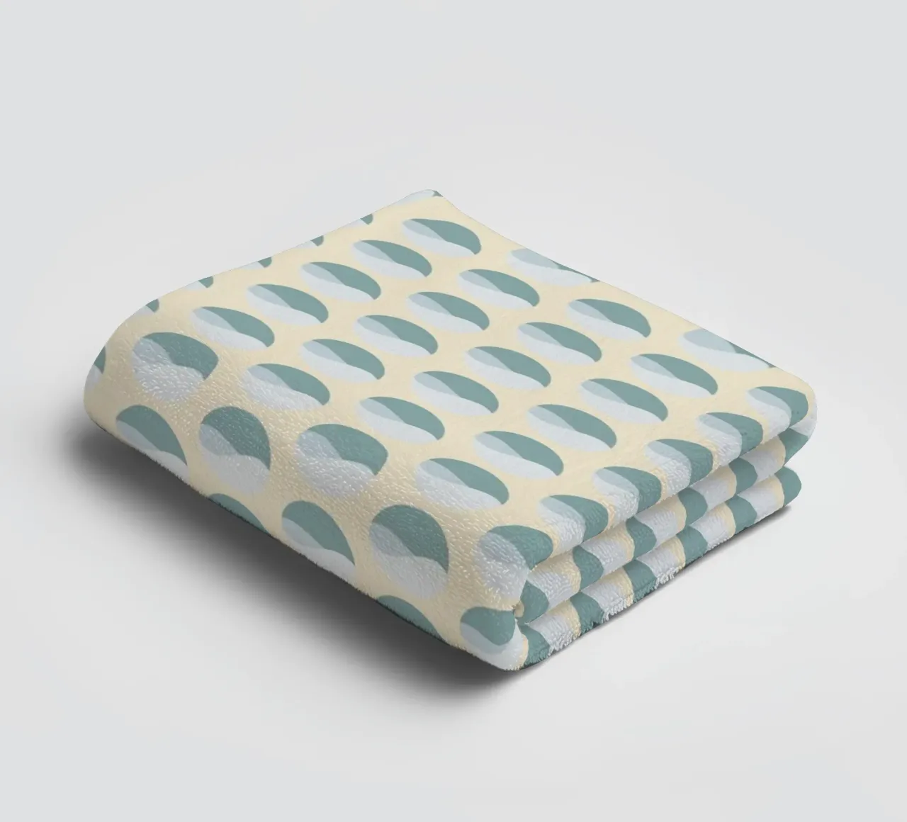 Wavy Dots Pattern #3 towel by kathrinmay