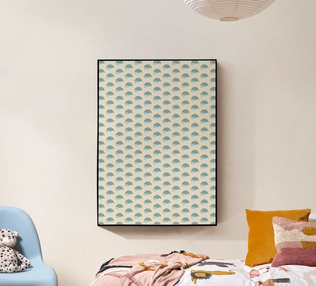 Wavy Dots Pattern #3 plexiglass da kathrinmay