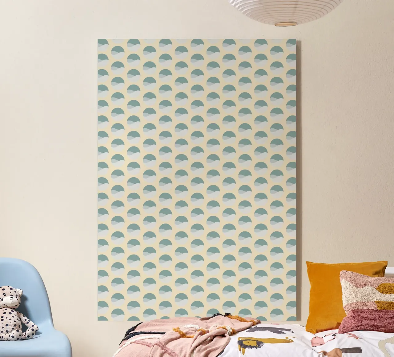 Wavy Dots Pattern #3 plexiglass da kathrinmay