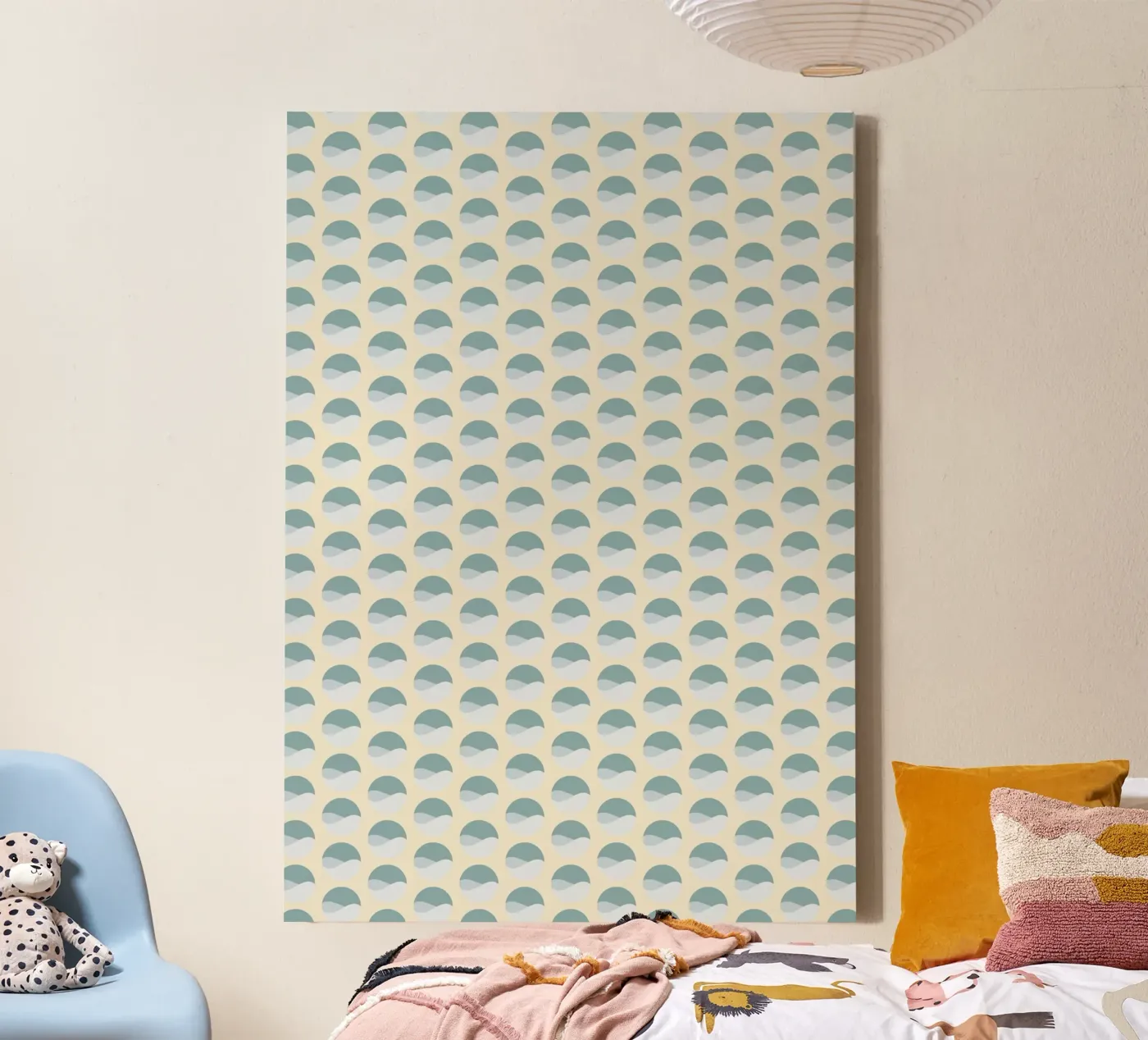 Wavy Dots Pattern #3 canvas van kathrinmay