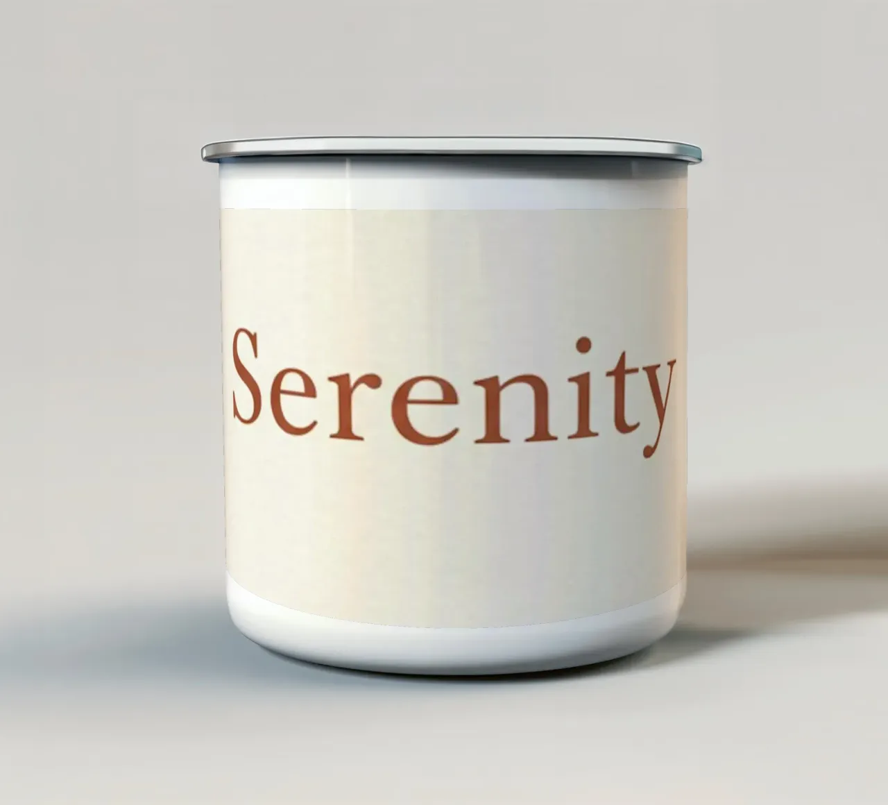 Serenità in movimento tazza in smalto da Organic Aesthetics