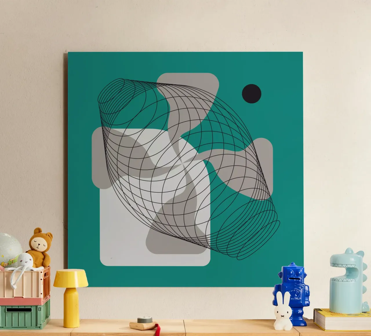 Creative Mess I alluminio dibond da byh.illustration