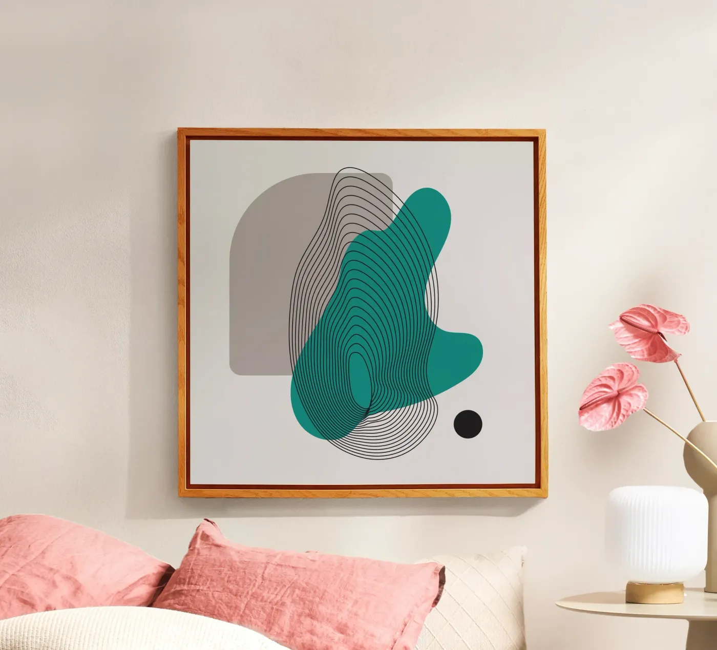 Creative Mess II Acryl-Glas von byh.illustration