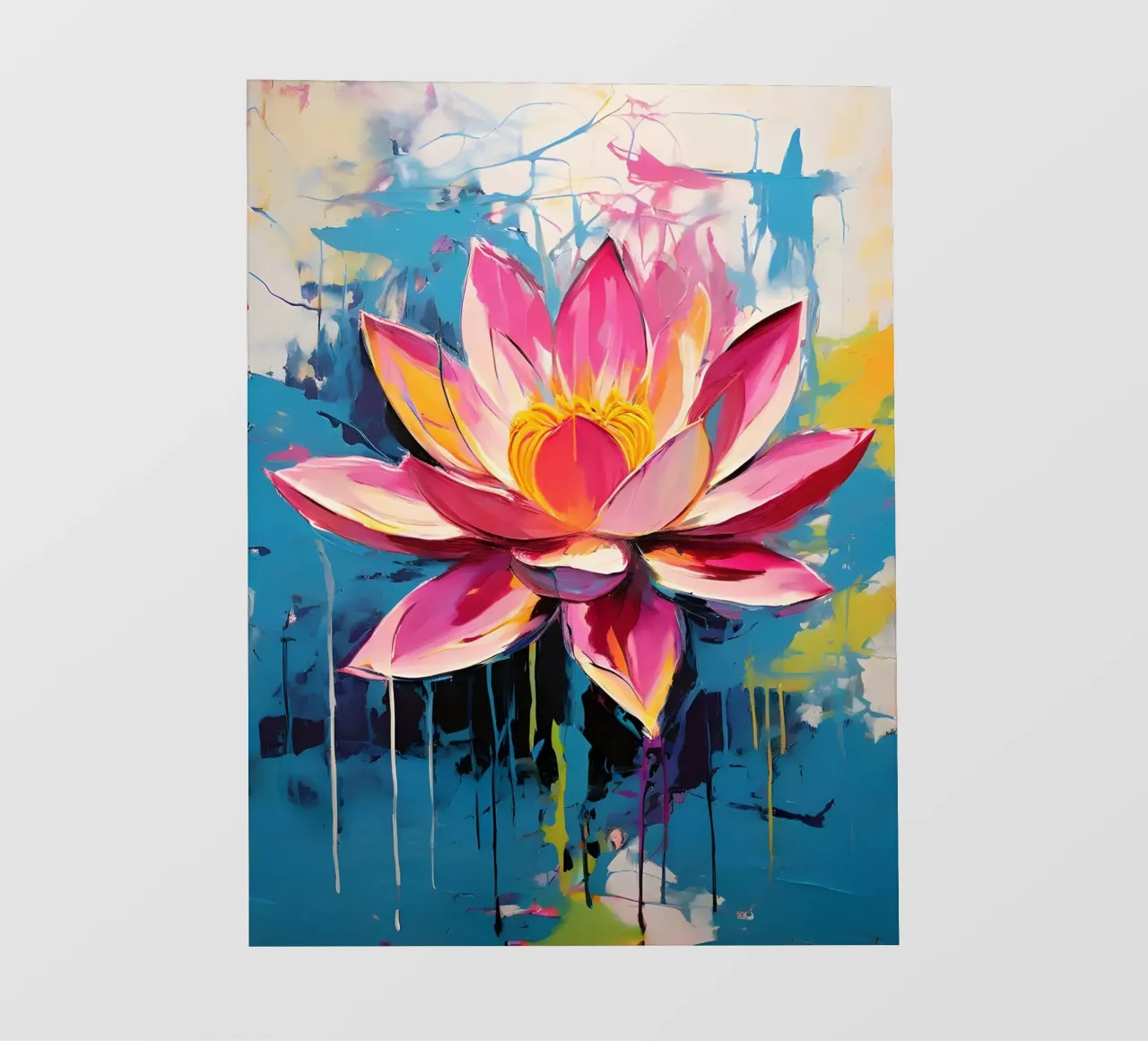 Loto in fiore pellicola backlit da Artistic-shop