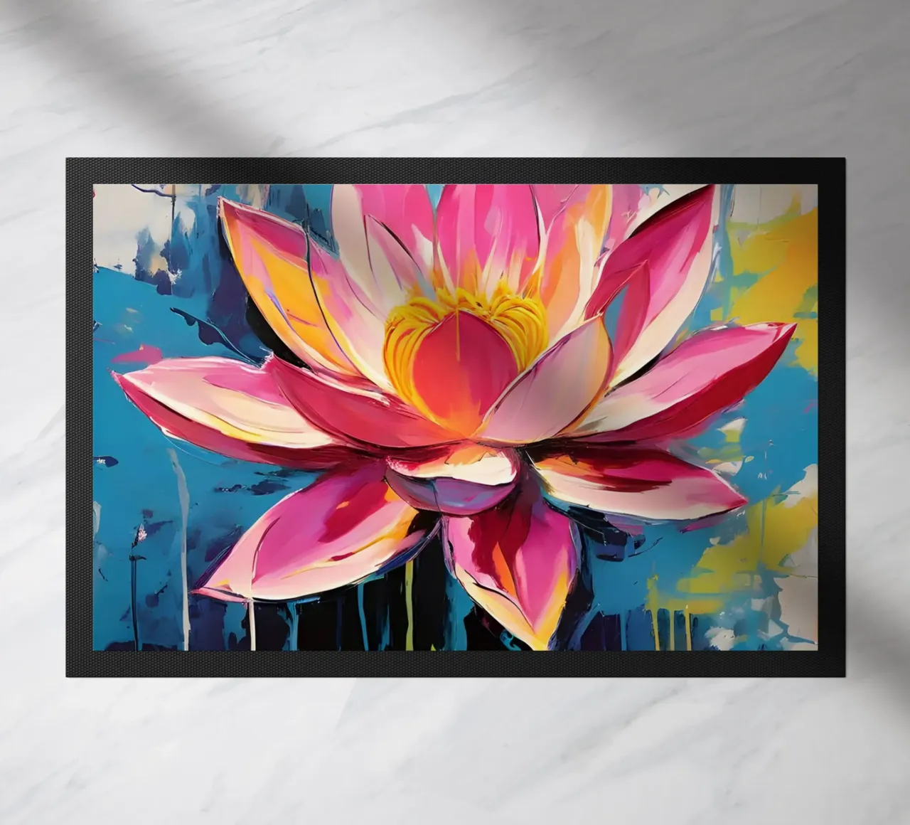 Loto in fiore zerbino da Artistic-shop